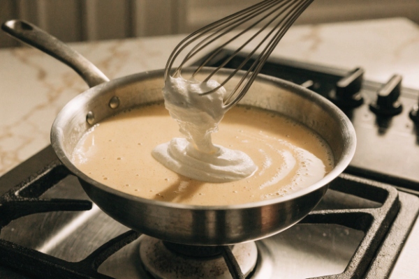  افزودن سفیده‌ها و حفظ بافت پف‌دار برای تهیه اگ ناگ