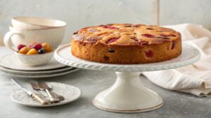 طرز تهیه کیک میوه ای