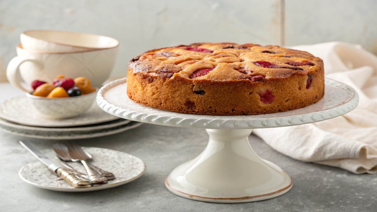 طرز تهیه کیک میوه ای