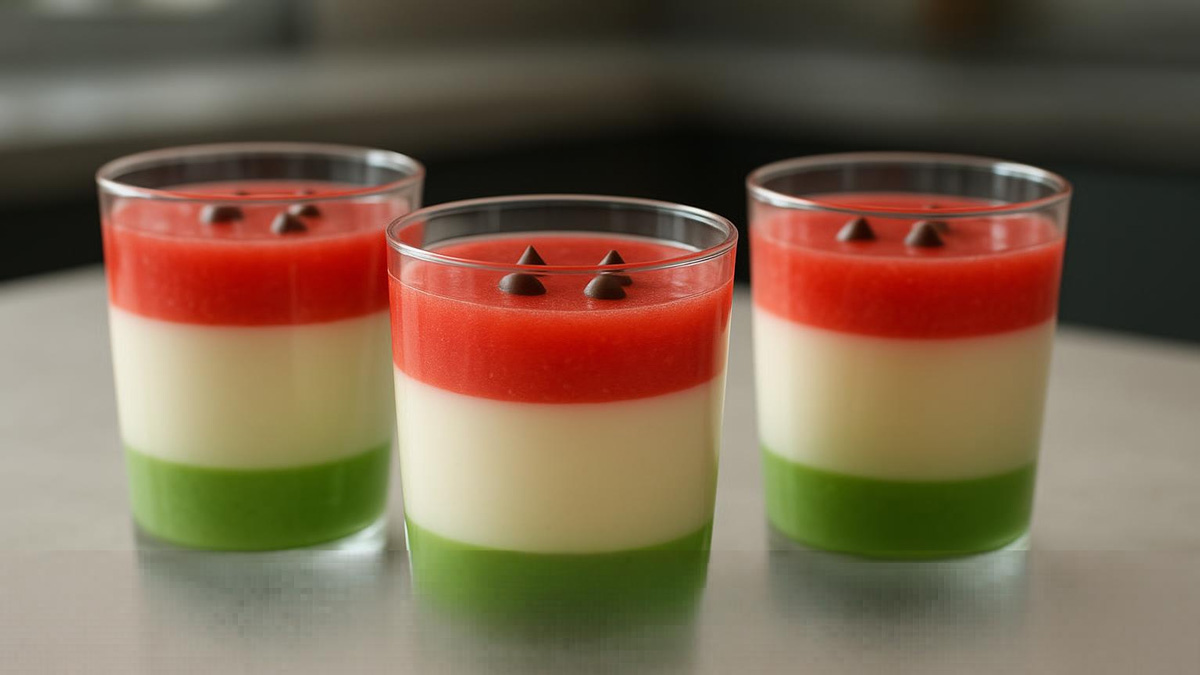 طرز تهیه پاناکوتا هندوانه