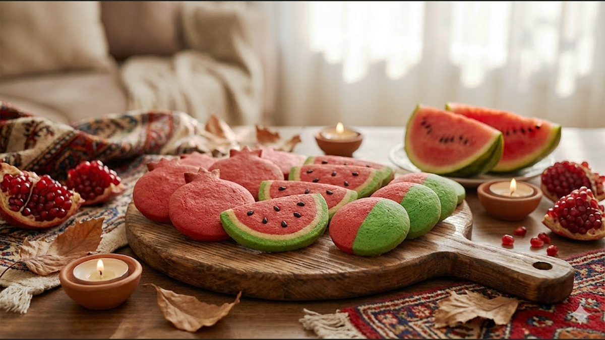 طرز تهیه کوکی یلدایی