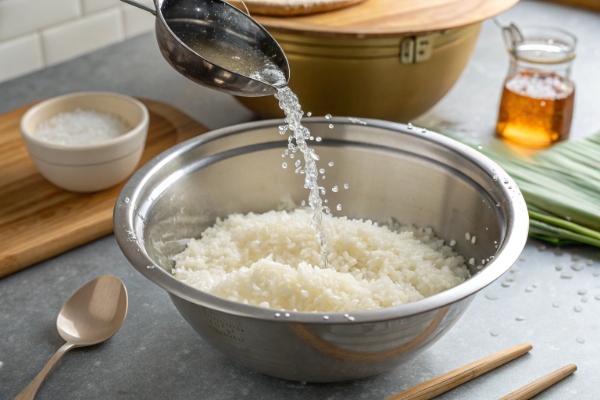 آماده‌سازی اولیه برنج