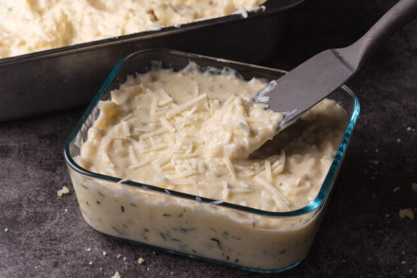 سیب زمینی با پنیر موزارلا