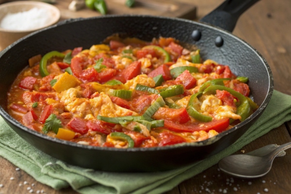 مزه‌دهی و ادویه‌کاری در املت ترکیه ای