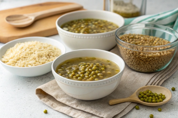 خیس کردن حبوبات آش کدو حلوایی