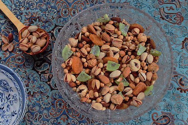 ظرف آجیل شیرین شب یلدا