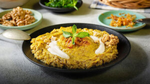 طرز تهیه حلیم بادمجان با گوشت