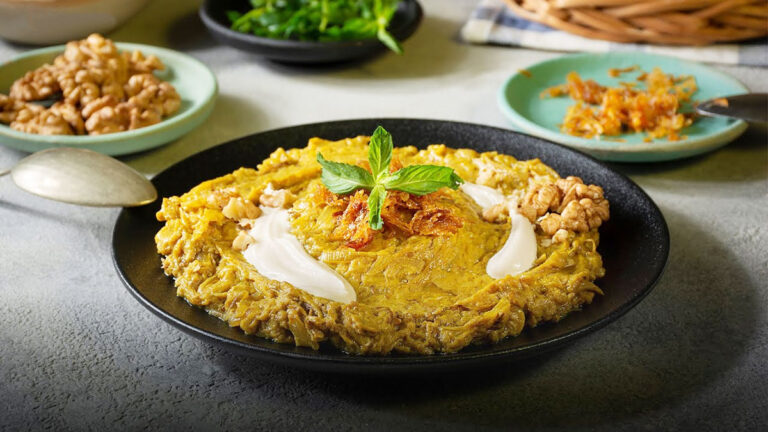 طرز تهیه حلیم بادمجان با گوشت