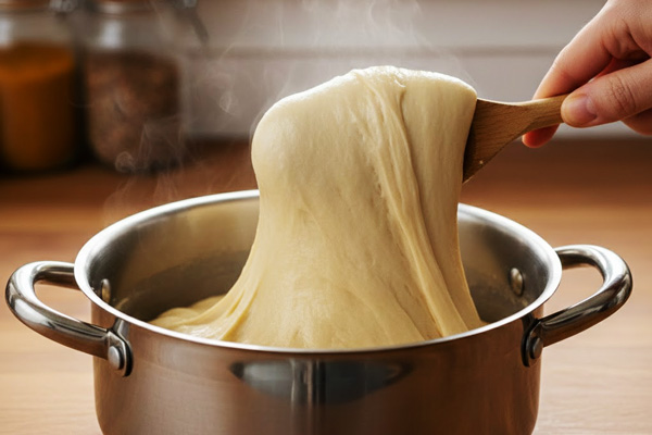 هواگیری خمیر بامیه