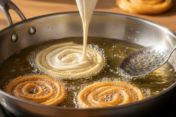 سرخ کردن زولبیا