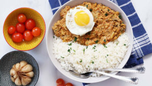 طرز تهیه میرزا قاسمی با برنج