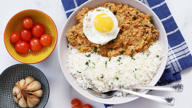 طرز تهیه میرزا قاسمی با برنج