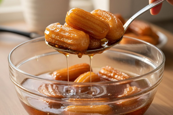 گذاشتن بامیه‌ها در شربت بار