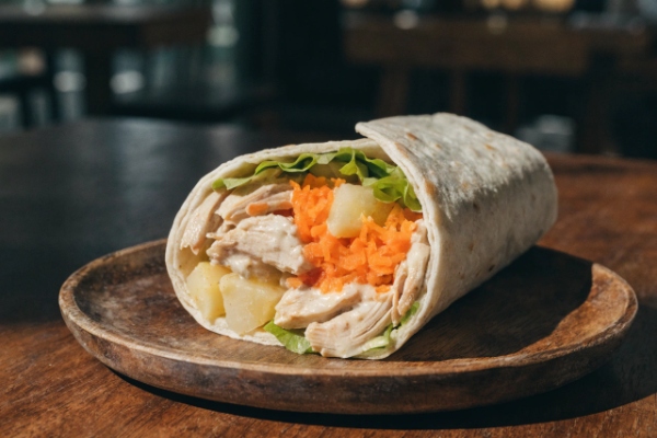  رول مرغ (Chicken Wrap) مناسب افطاری
