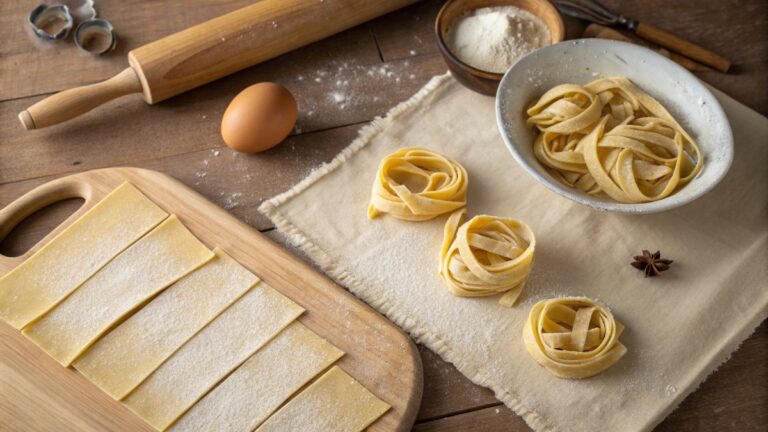 طرز تهیه خمیر پاستا با آرد سمولینا