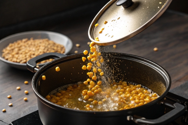 آمادهسازی قابلمه برای پفیلا