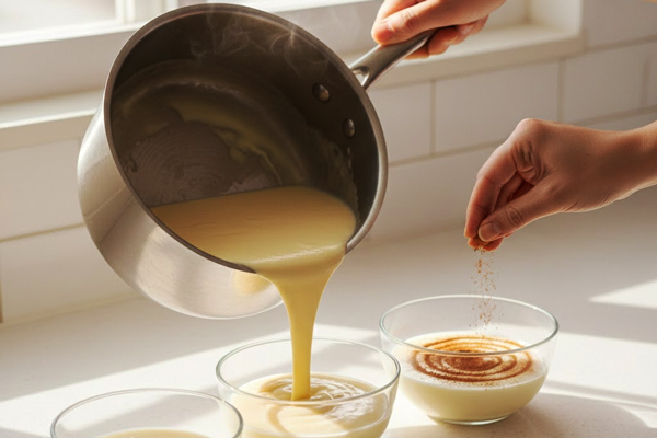 سرو فرنی نشاسته و آب