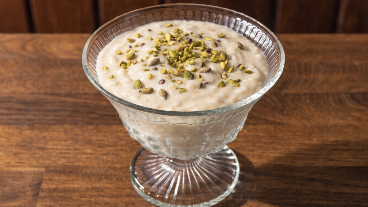 طرز تهیه شیر برنج مجلسی