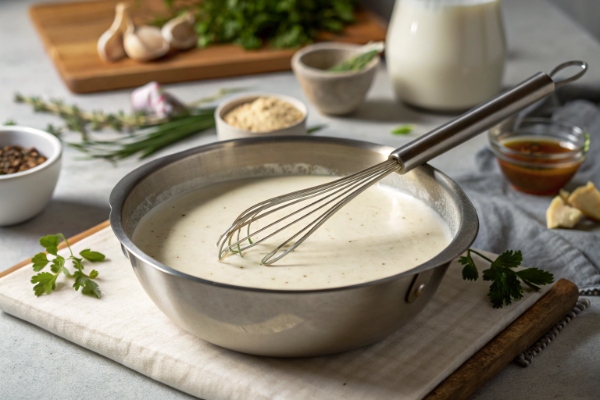تهیه سس سفید مخصوص گراتن
