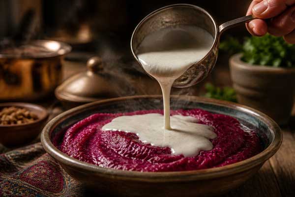 افزودن کشک