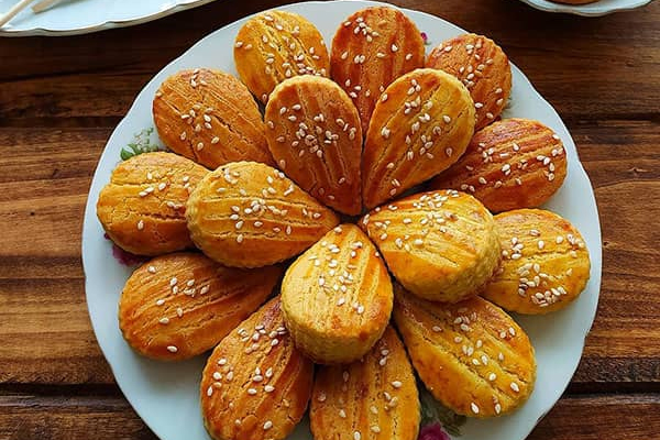 پخت نان چای قزوینی
