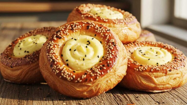 طرز تهیه شیرینی دانمارکی با آرد گندم