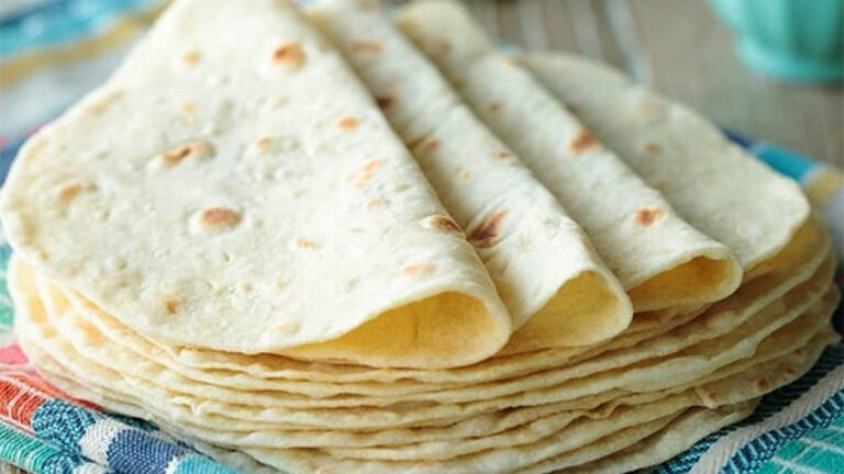 طرز تهیه نان تورتیلا