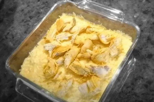 لایه بندی ته چین مرغ برای 5 نفر 