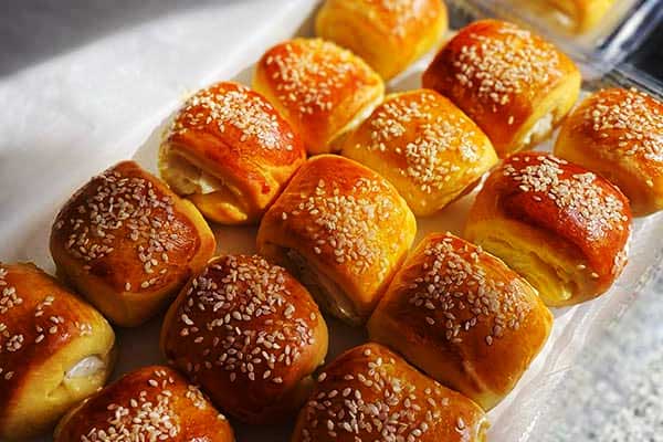 شیرینی دانمارکی براق با آرد گندم