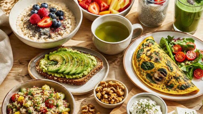 طرز تهیه 10 صبحانه مناسب برای افراد کبد چرب