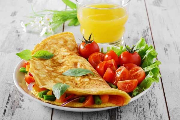 املت سبزیجات، صبحانه مناسب کبد چرب