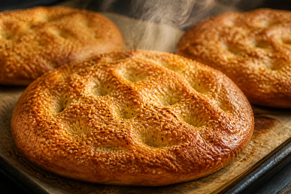 پخت نان قاق مشهدی
