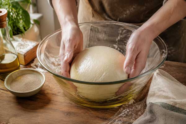 استراحت اول خمیر نان برد استیک