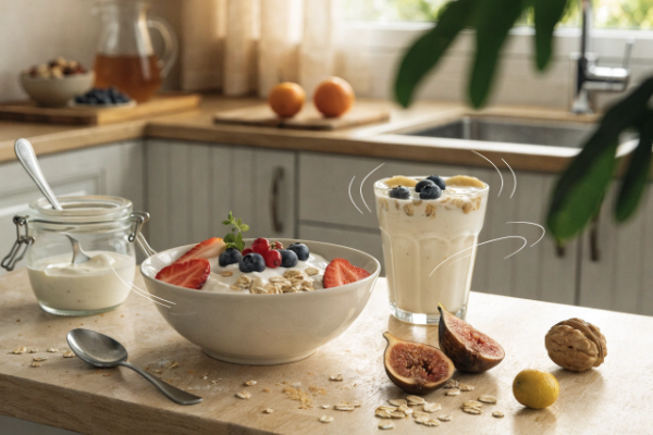 استفاده خامه در اوتمیل و شیک