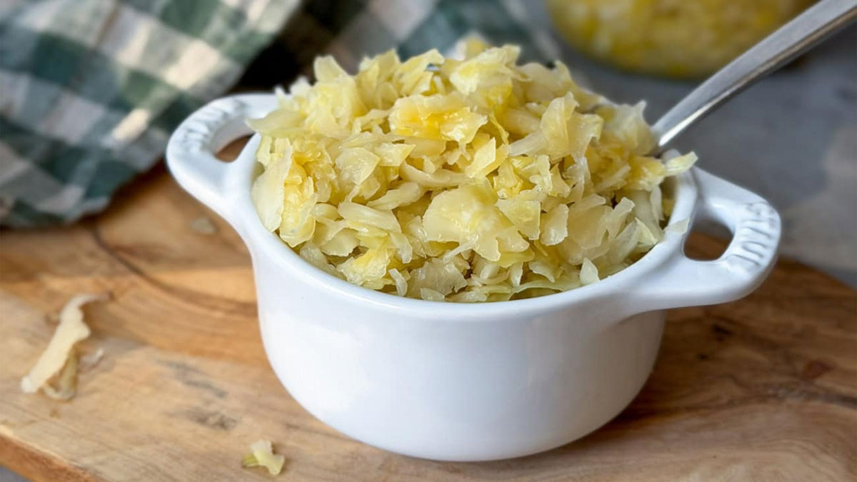 طرز تهیه کلم شور پروبیوتیک