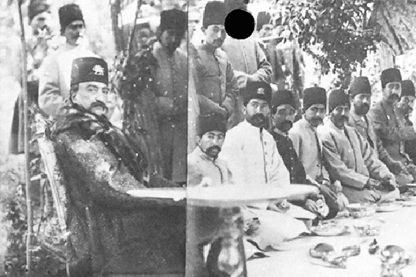 مهمانی و غذا در زمان قاجار با حضور ناصرالدین شاه قاجار