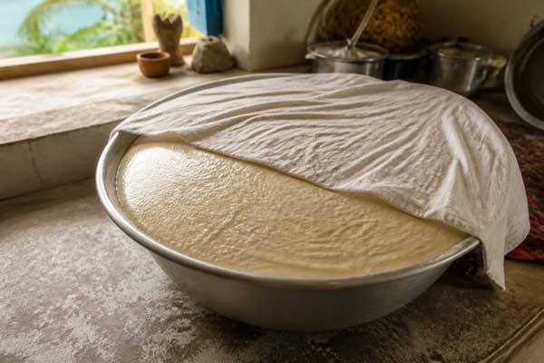 استراحت خمیر نان توموشی