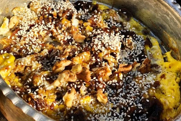 سرو خاگینه خرما تبریزی 