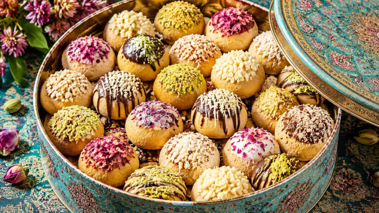 طرز تهیه شیرینی شاه پسند