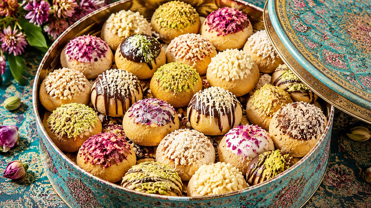 طرز تهیه شیرینی شاه پسند