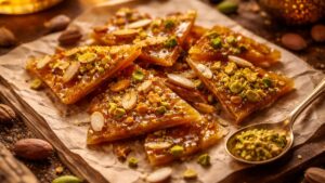 طرز تهیه سوهان عسلی بدون شکر