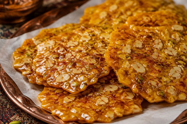 سوهان عسلی بدون شکر