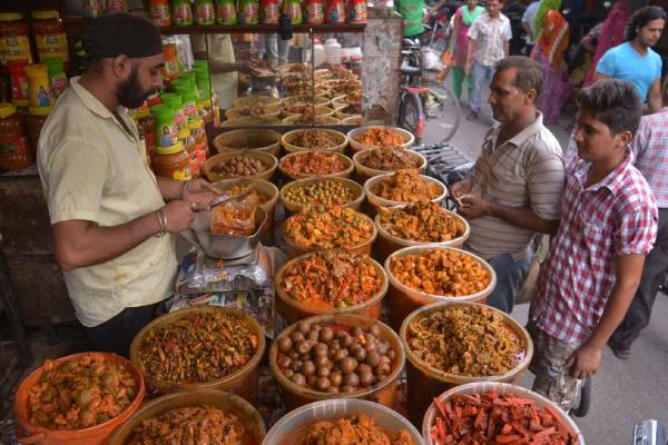 غذاهای خیابانی در هند 