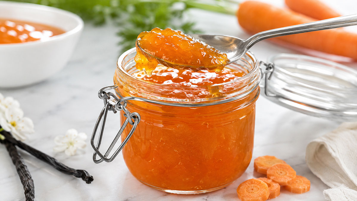 طرز تهیه مربا هویج با وانیل