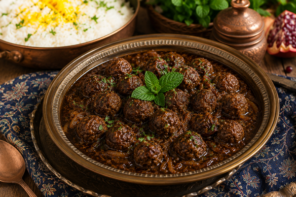 خورشت داود پاشا با گوشت چرخ کرده
