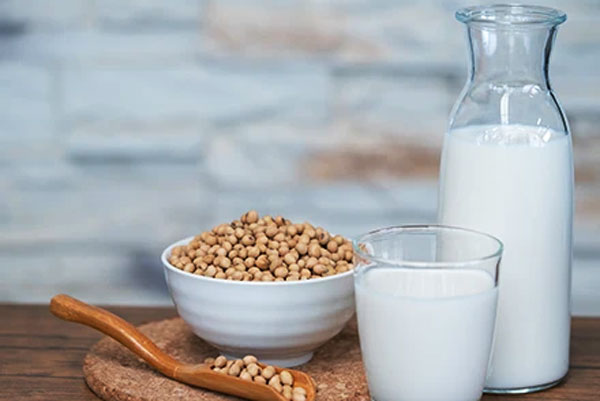 شیر سویا با سویا خشک