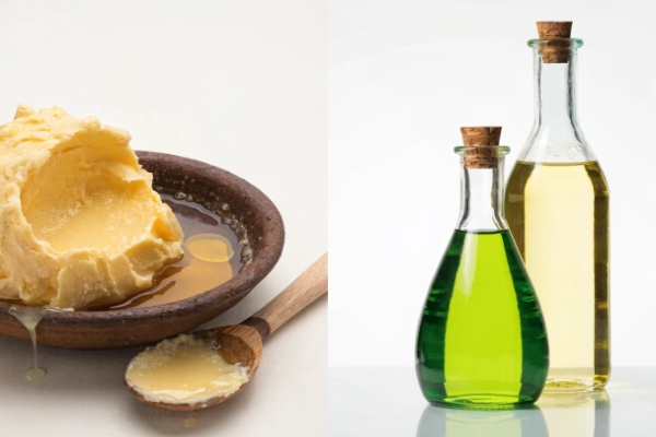 تفاوت روغن حیوانی و روغن نباتی