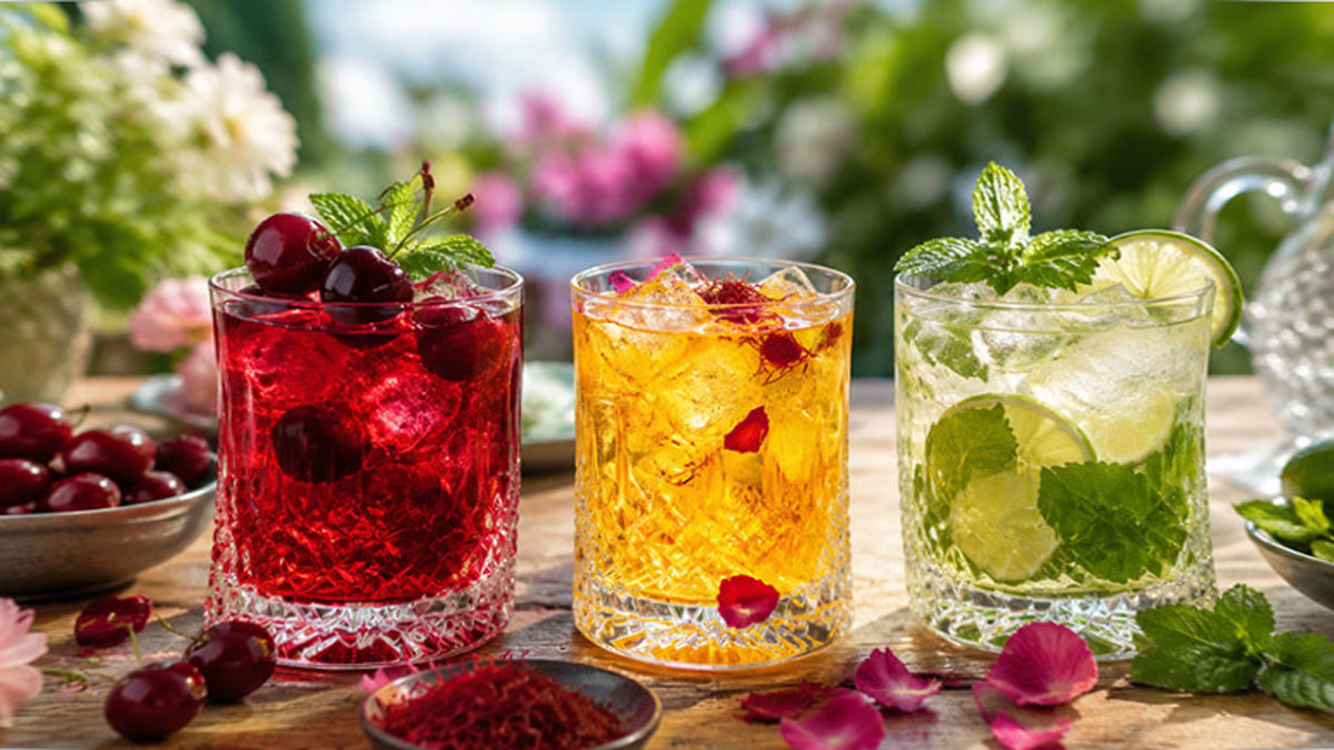 شربت برای پذیرایی در تابستان