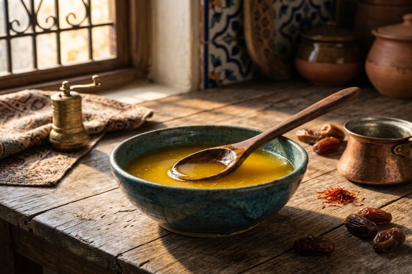 یک کاسه روغن حیوانی