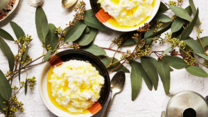 طرز تهیه شیر برنج با روغن حیوانی